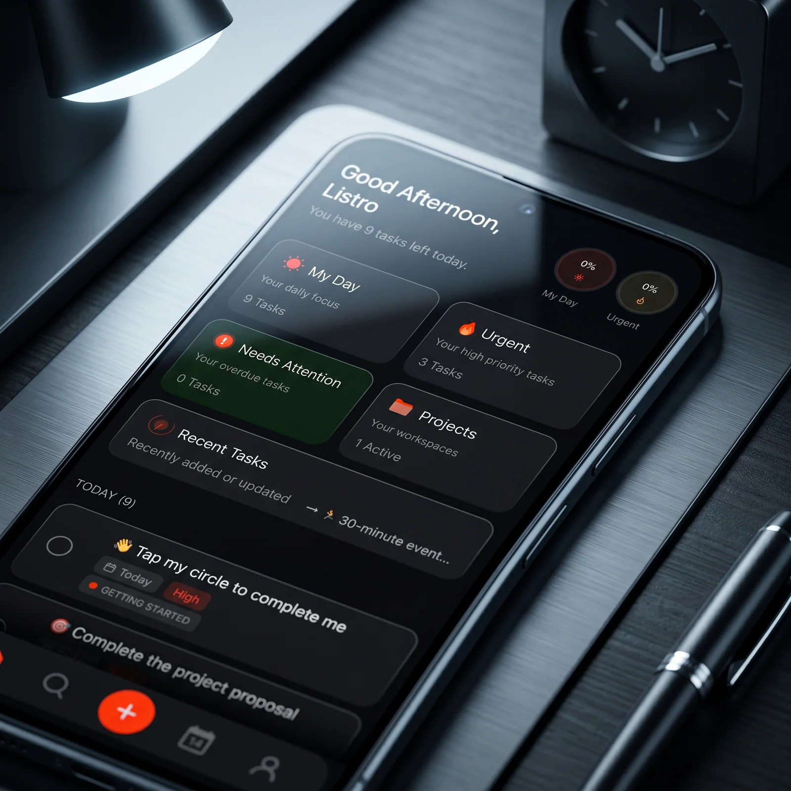 Listro Pulse Core dashboard preview
